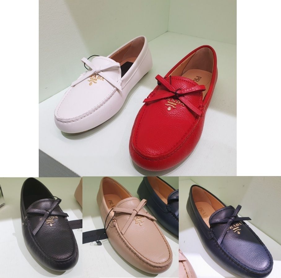 セール】プラダ☆レザー ドライビングシューズ☆1DD070 020 (PRADA