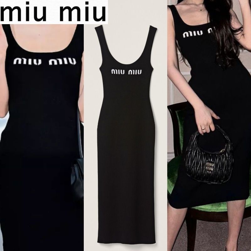 MIUMIU】ミンニ着用♪ ビスコースドレス (MiuMiu/ワンピース