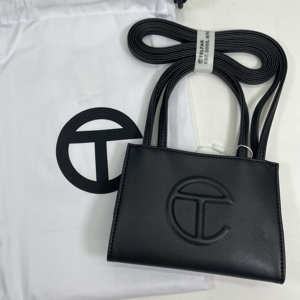 即お届 Telfar テルファースモール ショッピングバッグ ブラック