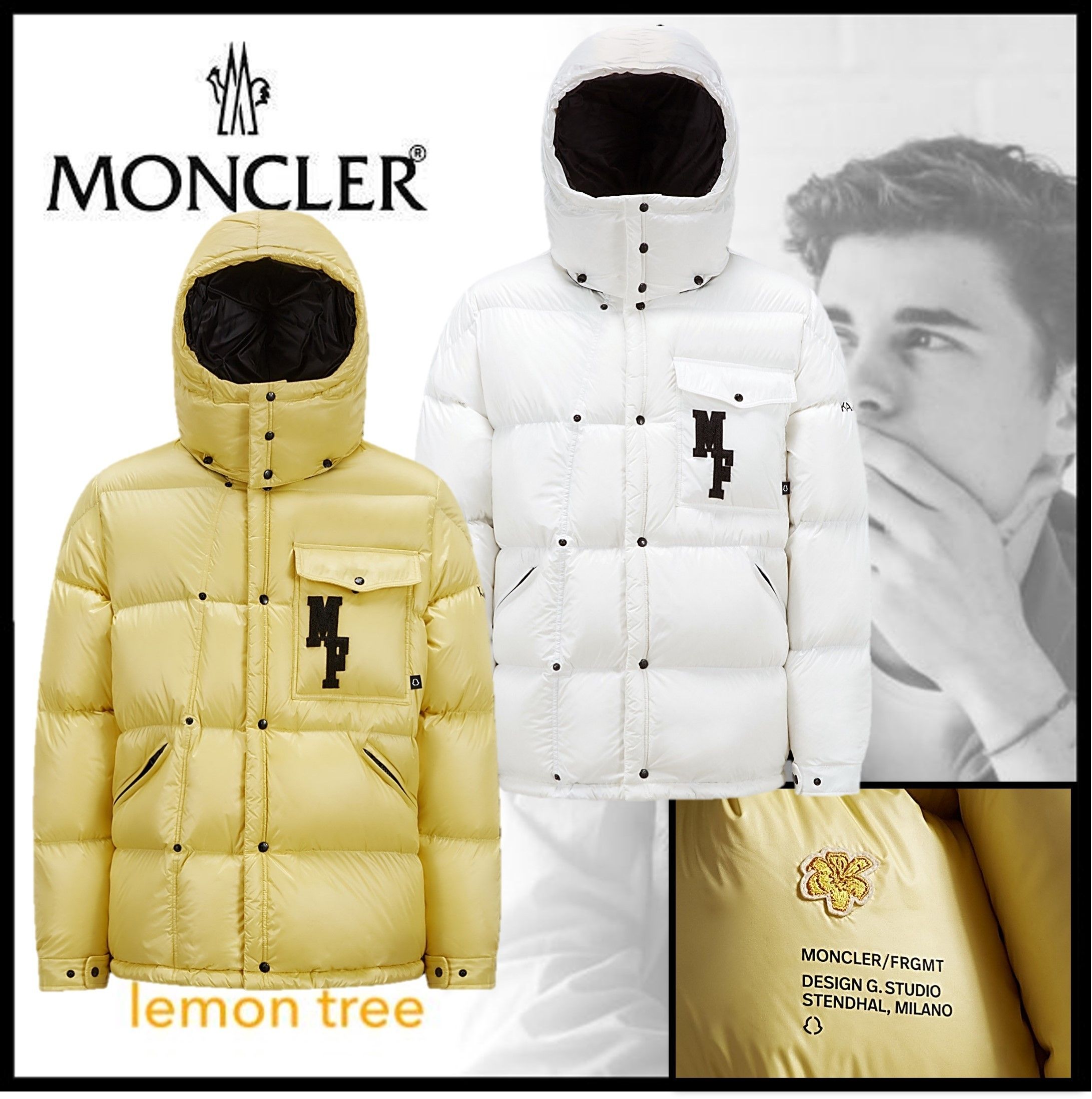 MONCLER】Anthemiock ダウンジャケット 藤原ヒロシ FRGMT (MONCLER