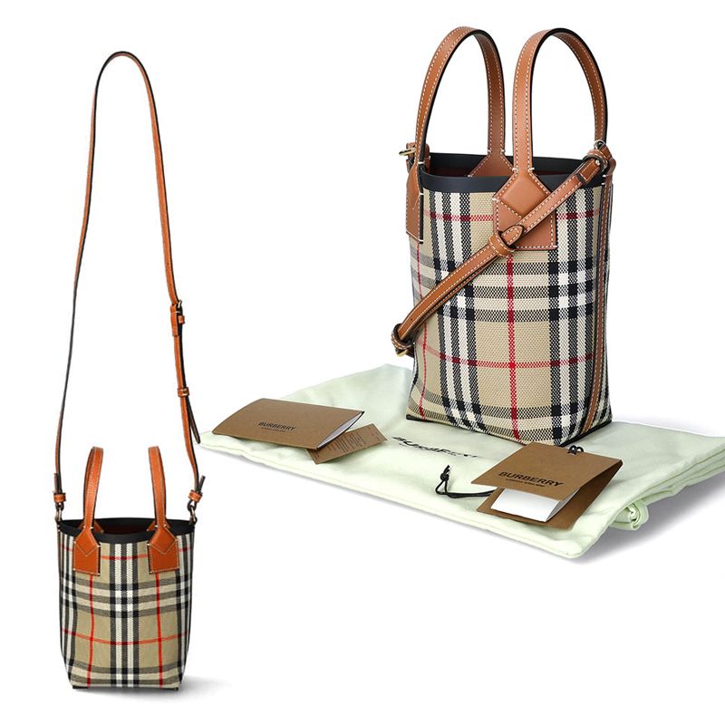 関税負担なし☆Burberry バーバリー ミニ ロンドントートバッグ