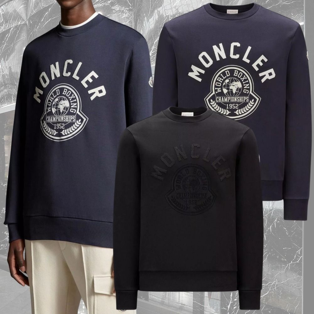 MONCLER】プリントモチーフスウェットシャツ (MONCLER/スウェット