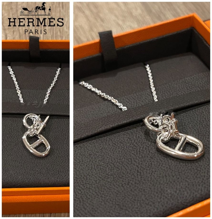 可愛く優雅に》エルメス シェーヌダンクル ペンダント (HERMES