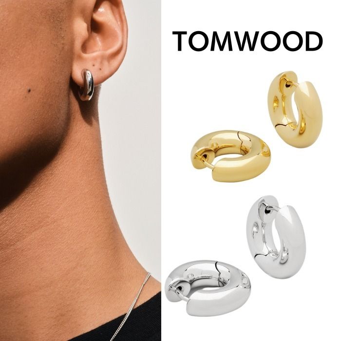 男女兼用】Tom Woodトムウッドチャンキーフープスモールピアス (Tom