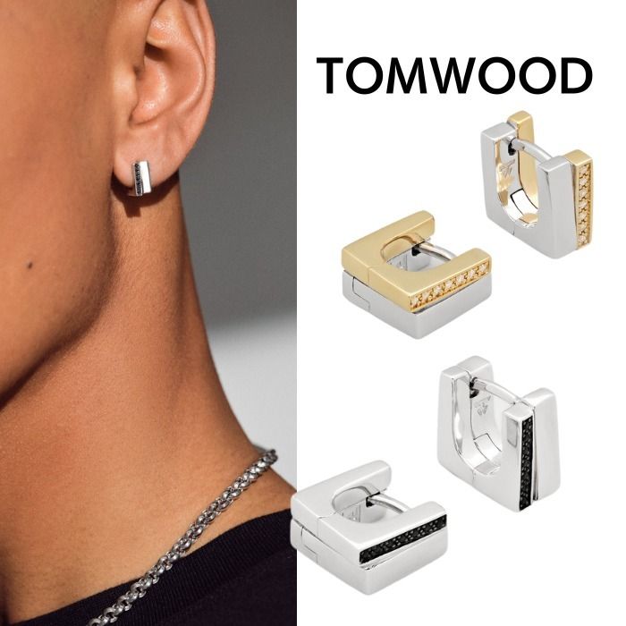 男女兼用】Tom Woodトムウッド ステップハギー フープピアス (Tom Wood