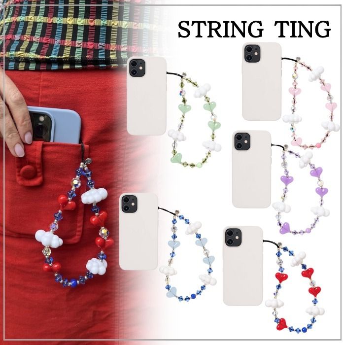 話題】String Tingストリングティング リスレット ストラップ (String