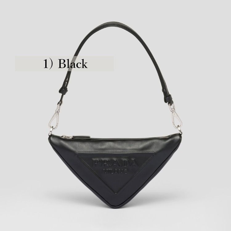 PRADA＊Triangle leather トライアングル ミニバッグ＊送料込 (PRADA