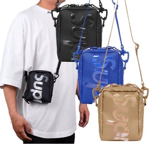 Supreme シュプリーム ロゴ ネック ポーチ バッグ 関税送料込 (Supreme