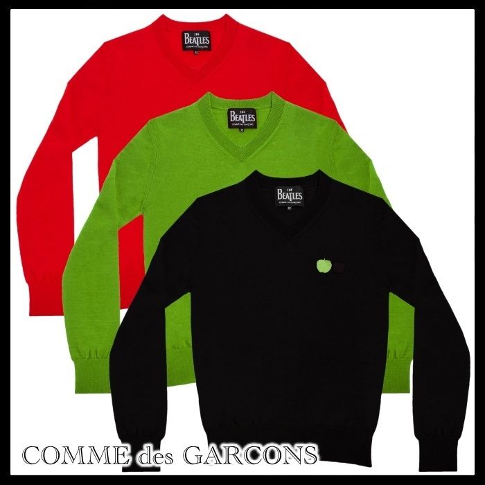 COMME des GARCONS THE BEATLES CDG V-Neck Sweater (COMME des