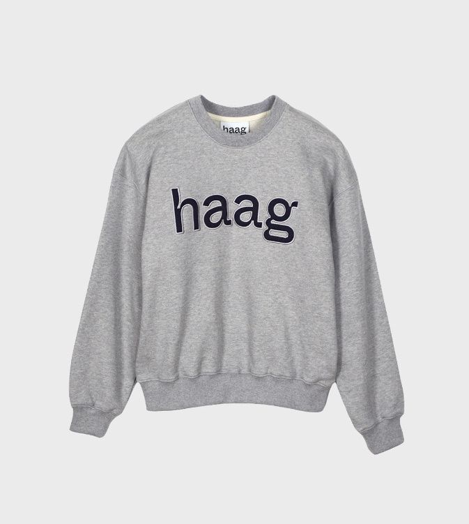 韓国 haag》a birthday sweatshirt(grey) ヘイグ スウェット (haag