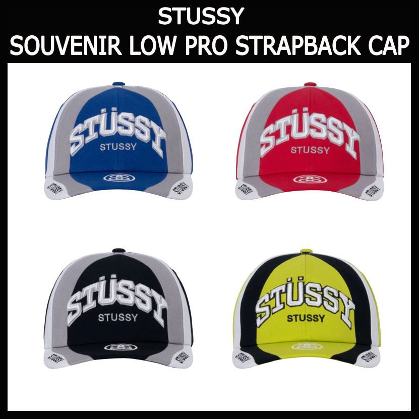 人気 ☆STUSSY☆ SOUVENIR LOW PRO STRAPBACK CAP (STUSSY/キャップ