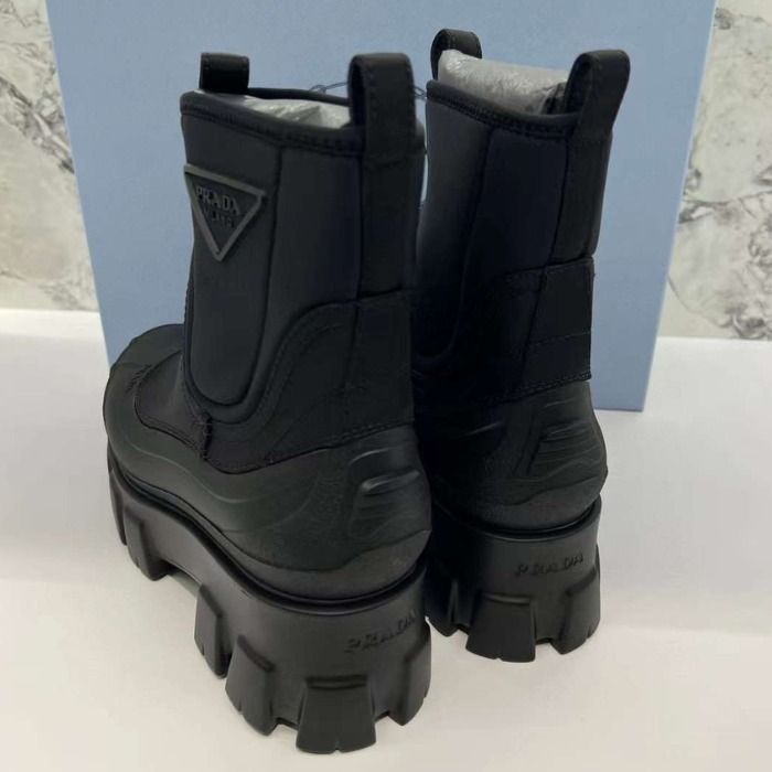 ☆Prada☆モノリス ダック アンクルブーツ (PRADA/ショートブーツ