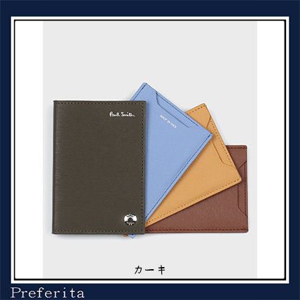 Paul Smith】ピボットカードケース ストローグレインレザー (Paul