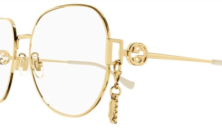 関税・送料込み＊Gucci＊チェーン付 GG ラウンド メガネ (GUCCI/メガネ