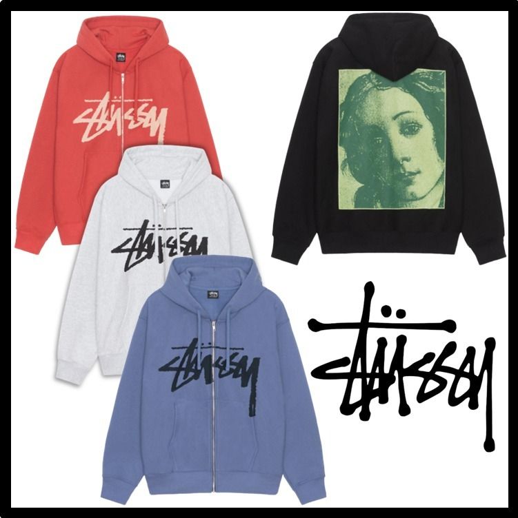 ☆送料・関税込☆Stussy☆VENUS ZIP HOODIE☆パーカー☆ (STUSSY