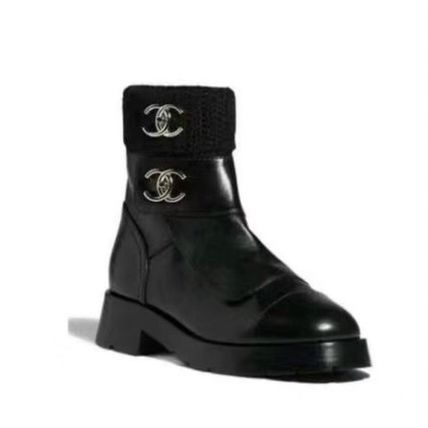 脱ぎ履きしやすい♪】CHANEL ショートブーツ ターンロック (CHANEL
