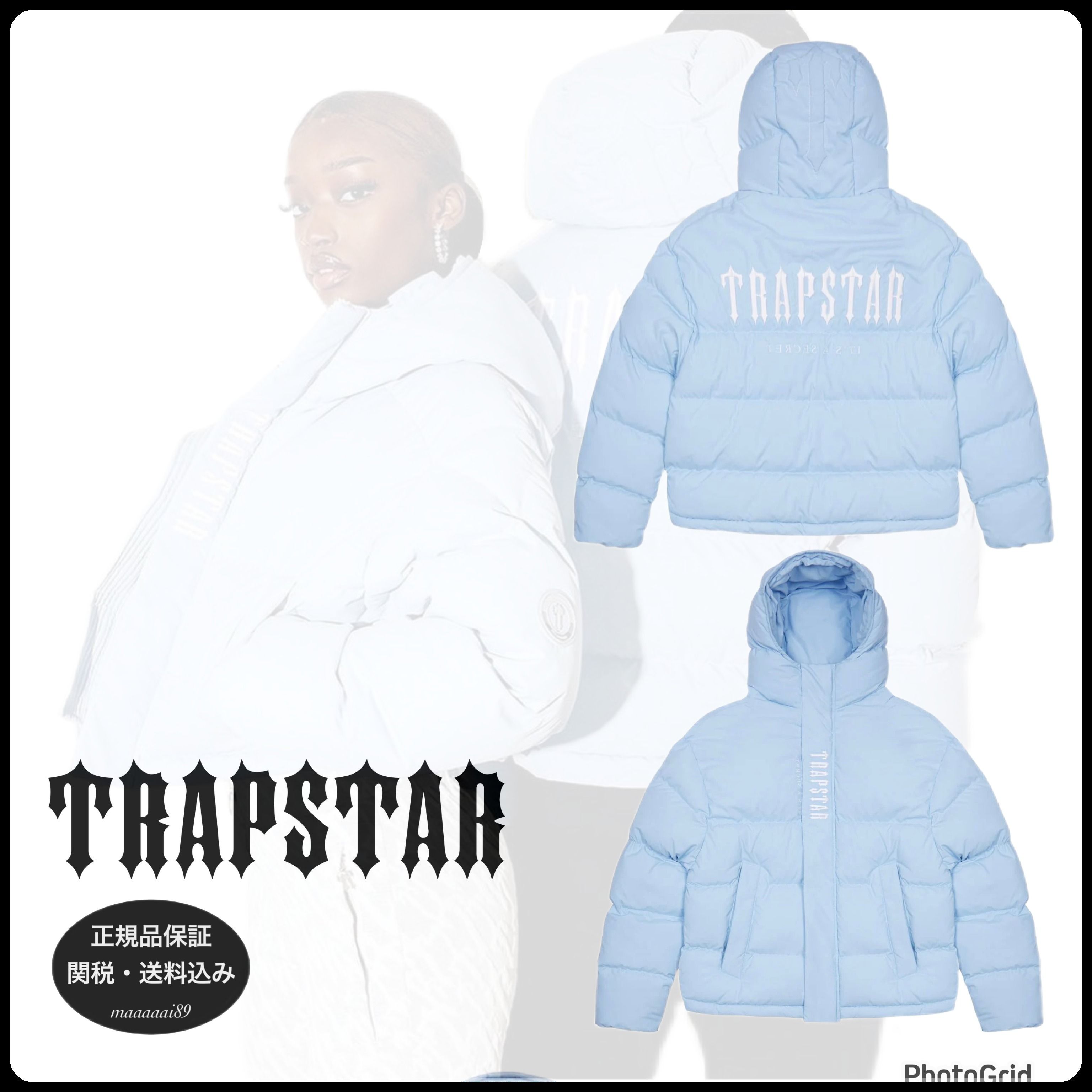 Trapstar London☆Women's HOODED PUFFER ショートダウン 2.0