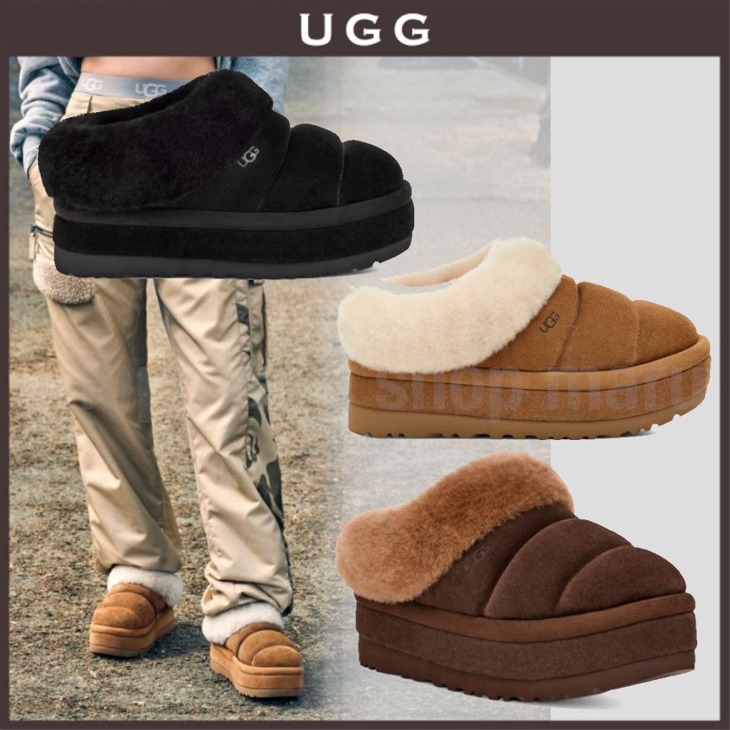 UGG◇Tazzlita◇もこもこ 厚底 スリッポン ブーツ◇シープスキン (UGG