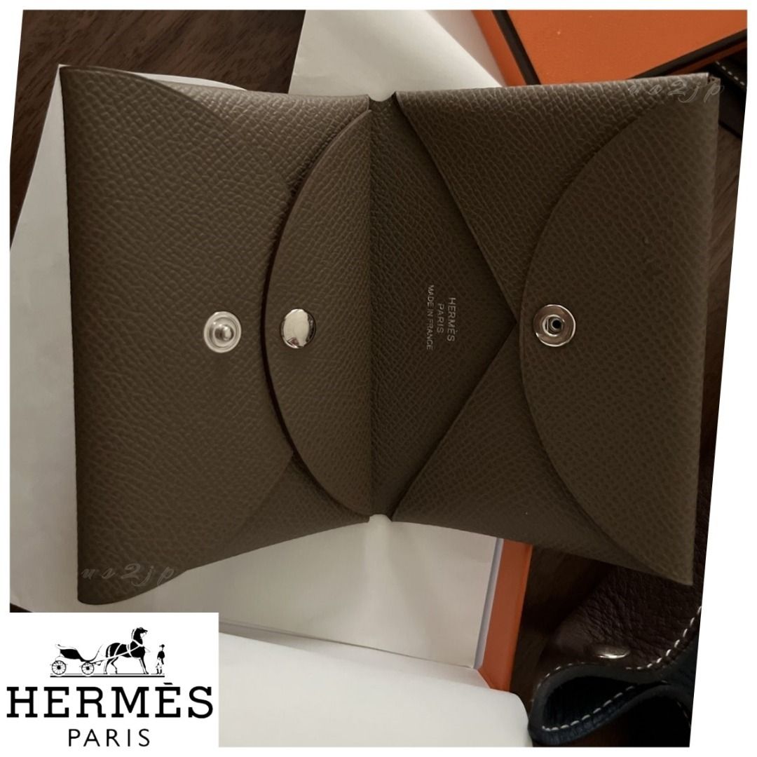 人気カラー♪》 エルメス カードケース カルヴィ デュオ (HERMES