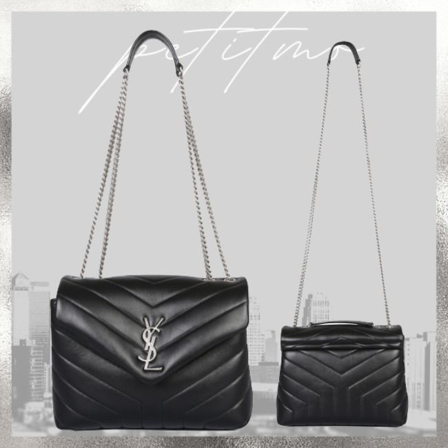 サンローラン ルル スモール キルティングレザー ブラック (Saint