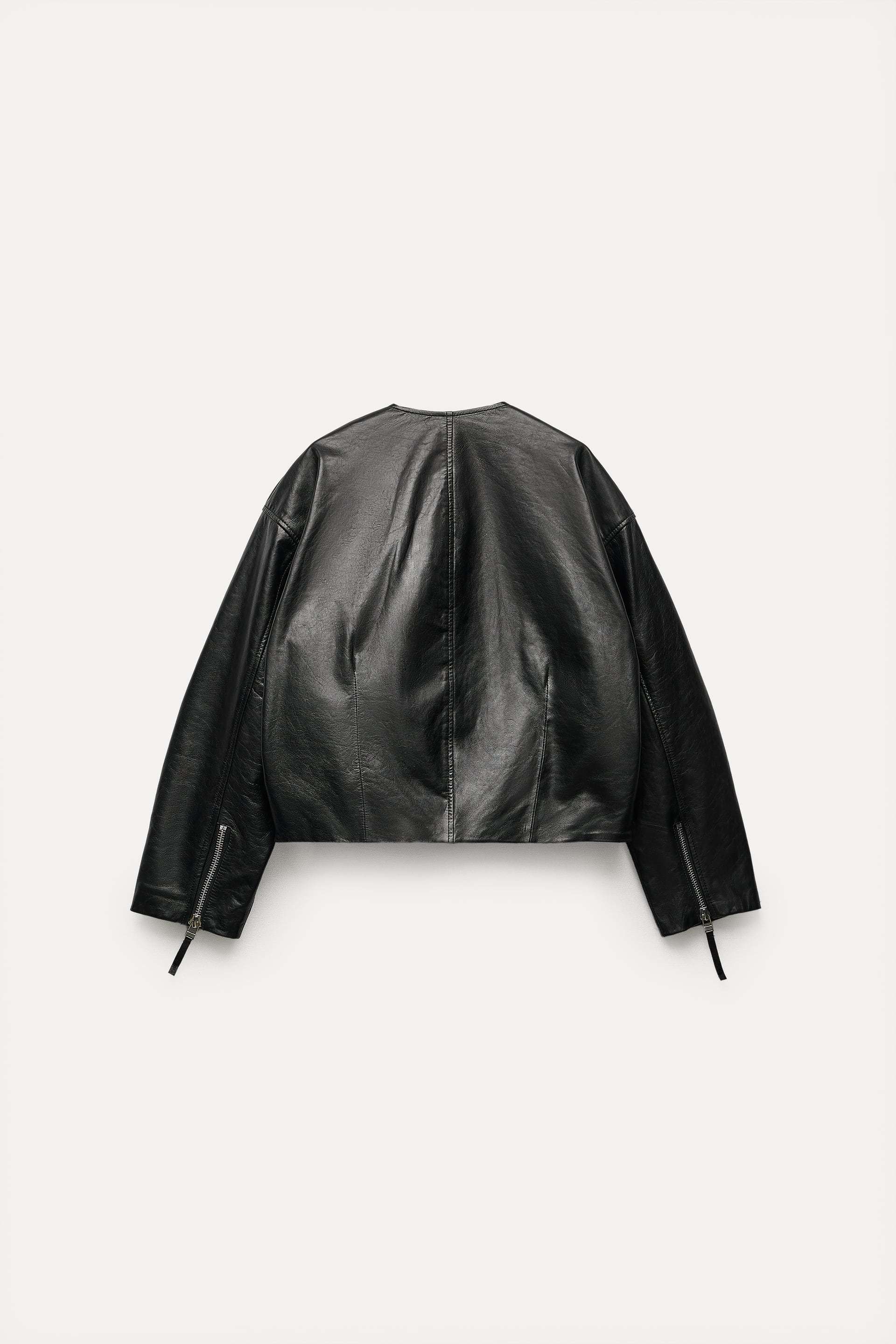 ZARAザラ本革 ZW COLLECTION レザージャケット (ZARA/レザージャケット