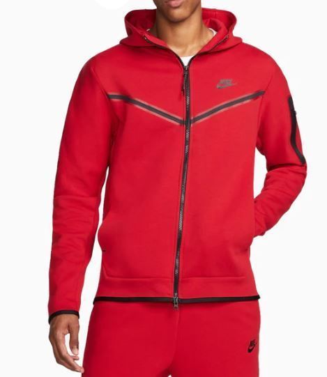 Nike Tech フリースパーカー＆ジョガーセット＊レッド(687) (Nike