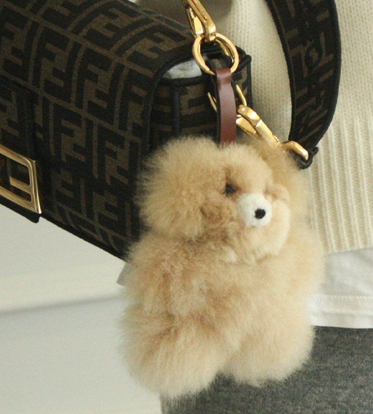 TXTボムギュ着用]ARTE SEOUL Alpaca Teddy bear Keyring (キーホルダー