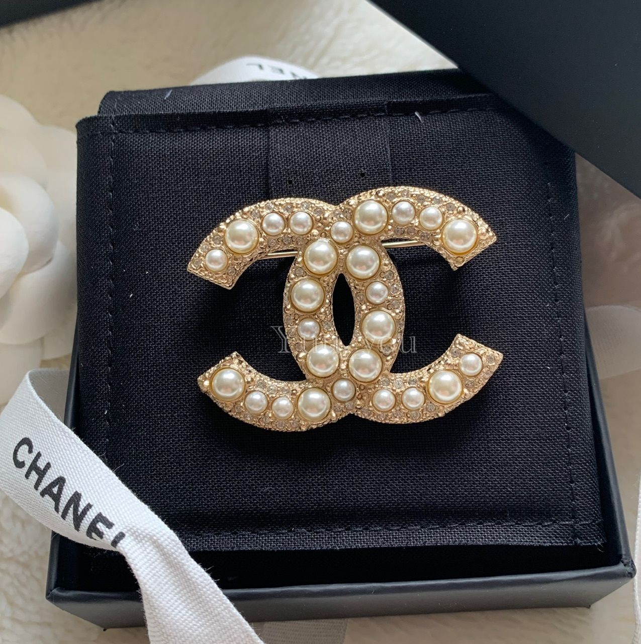 定番で人気の一品】CHANEL ブローチ ゴールド (CHANEL/ブローチ