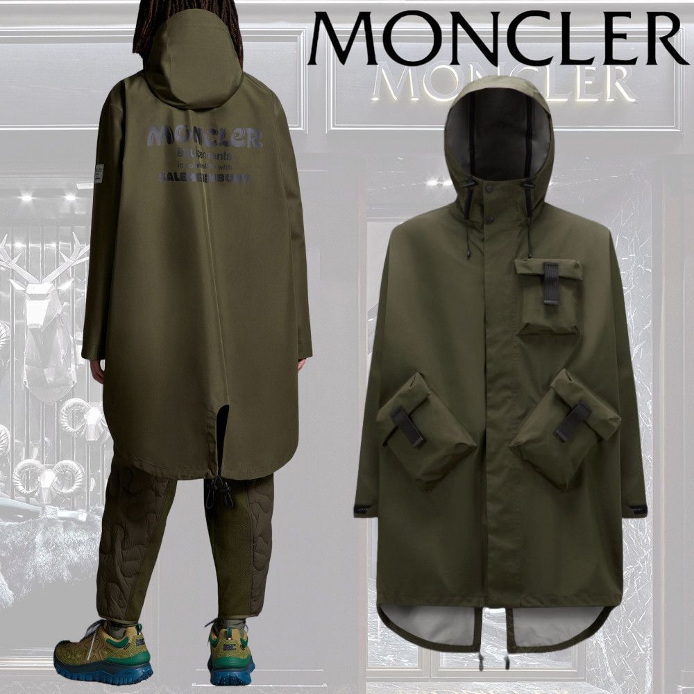 MONCLER】Mengerコート ユニセックス ロゴ フード コラボ 軽量