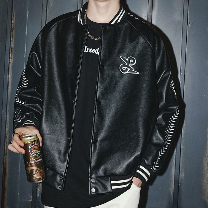 ベースボールジャケット レトロ アメリカン クール 大人 ラフ