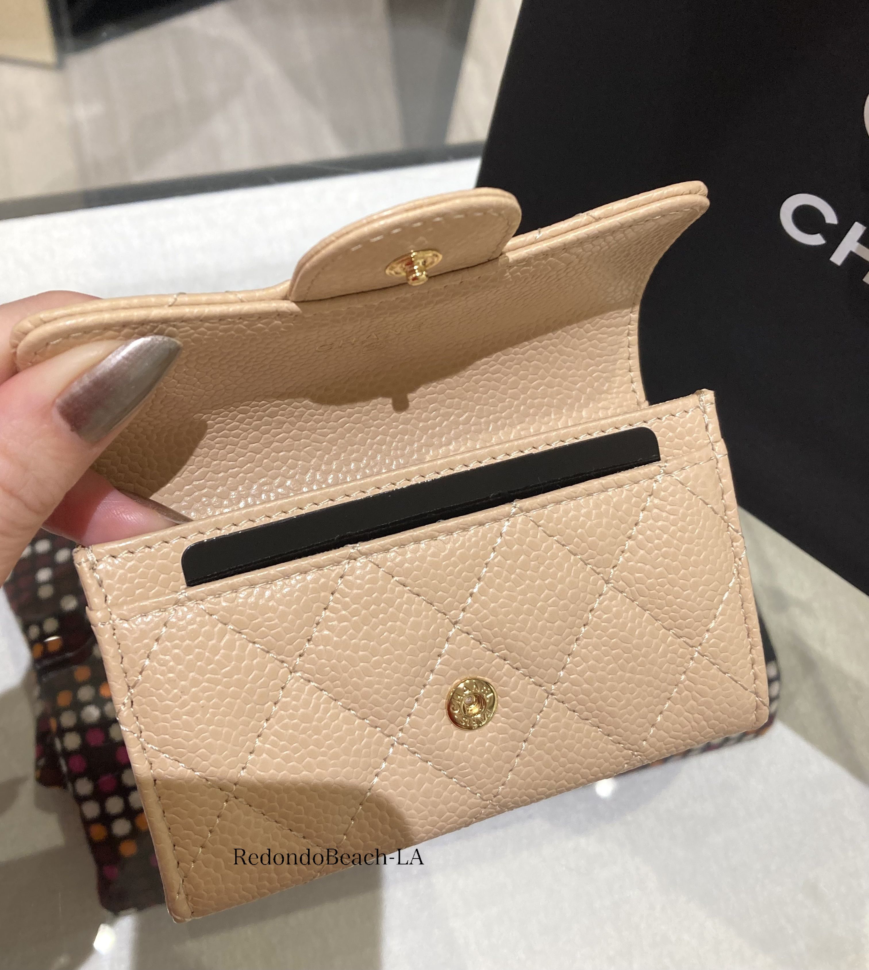 やっぱりベージュが好き】名刺入れにも☆CHANEL☆カードケース (CHANEL