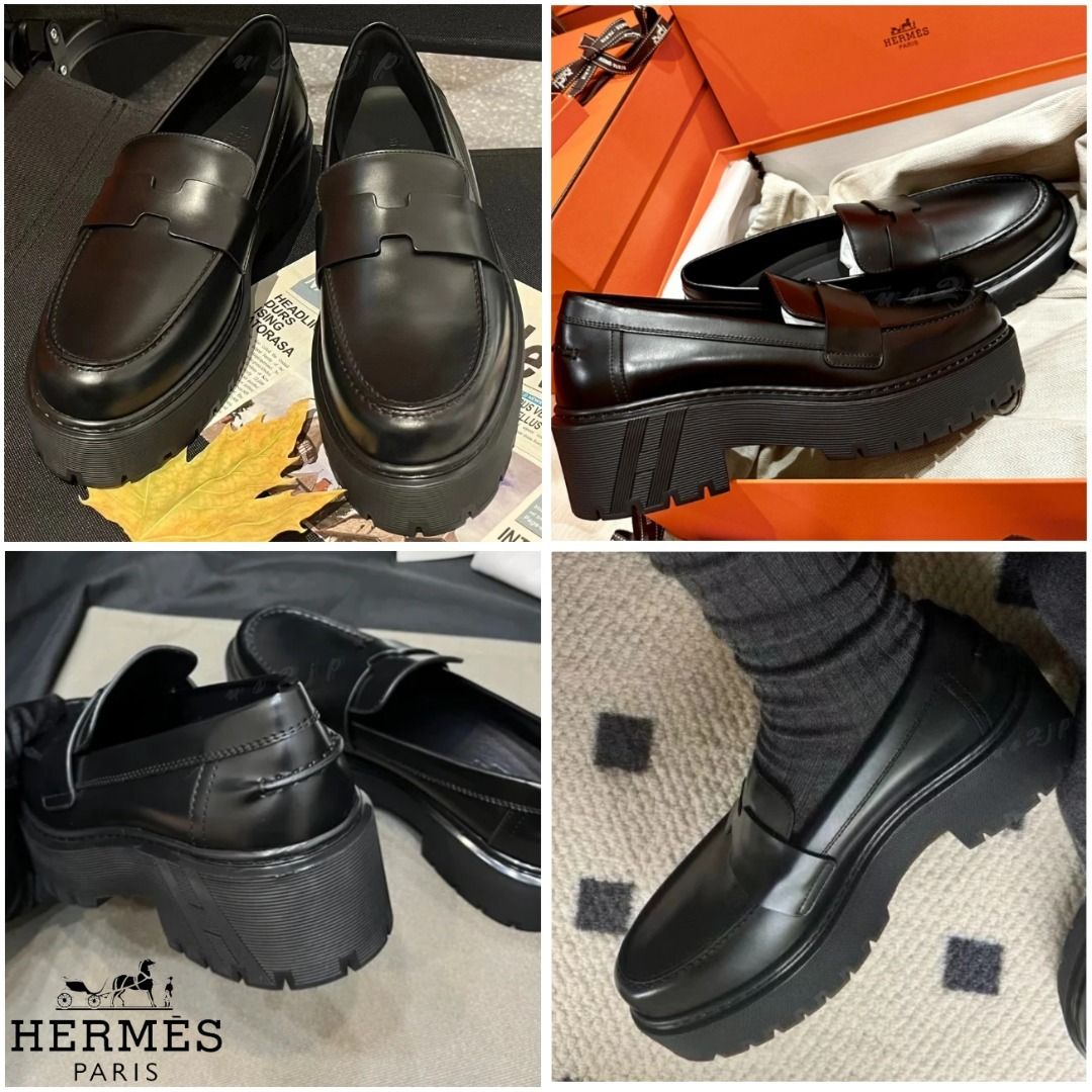 合わせやすい☆彡》 エルメス モカシン ヒッチ ローファー (HERMES