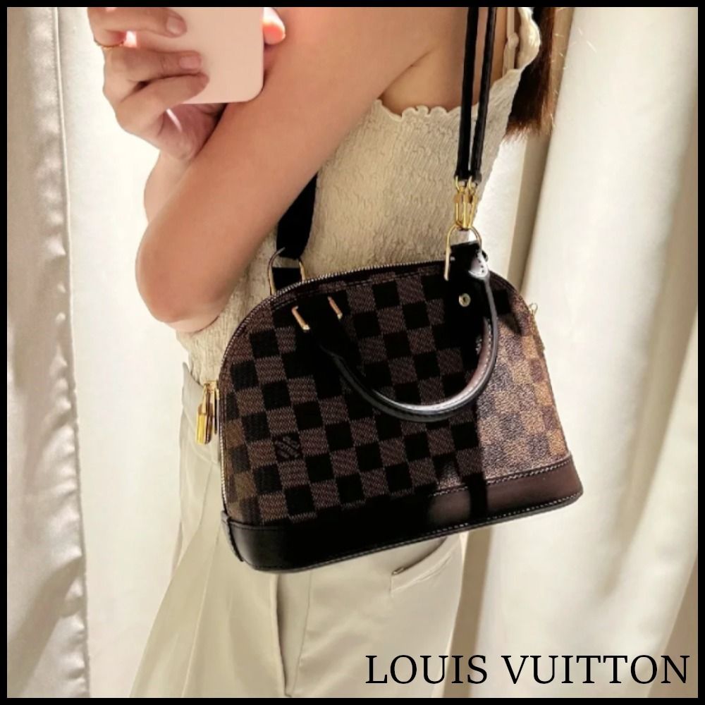 大人エレガント♪Louis Vuitton アルマ BB ダミエ・エベヌ 2way (Louis