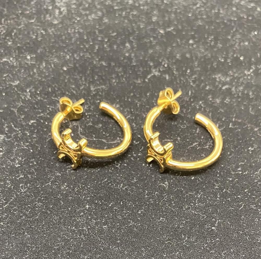 CELINE☆ トリオンフ アシンメトリックフープ (CELINE/ピアス