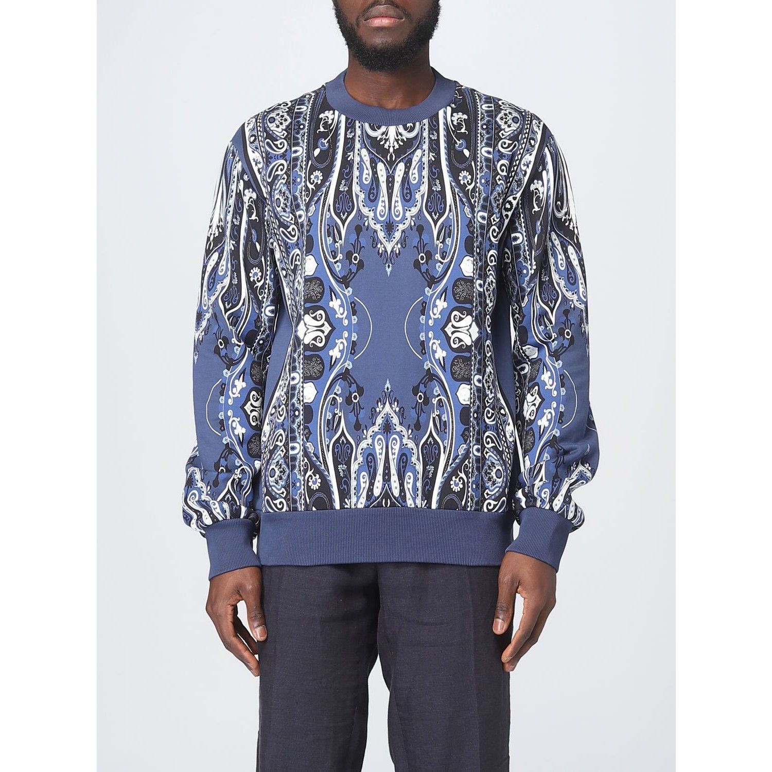 ETRO プレイスメント ペイズリー クルーネック スウェットシャツ (ETRO