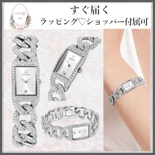 力強いデザイン♪】スワロフスキー ウォッチ (SWAROVSKI/アナログ