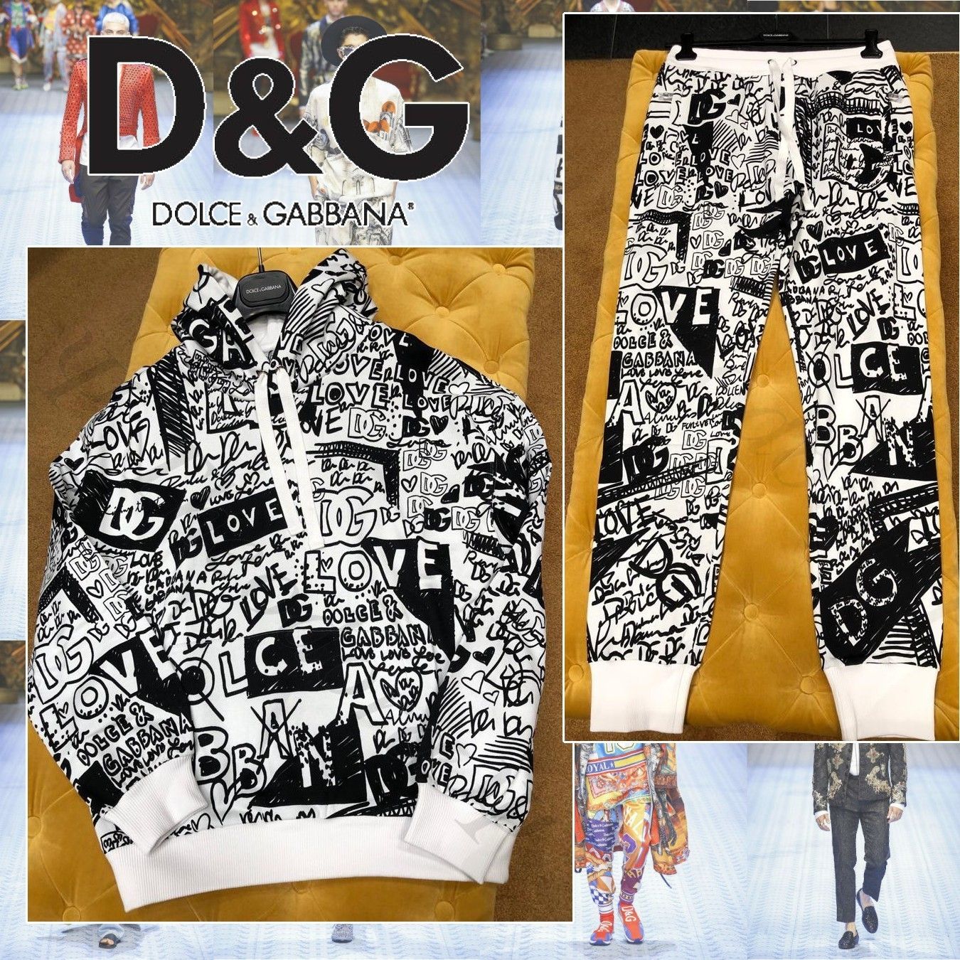 Dolce & Gabbana グラフィックロゴ スウェット セットアップ (Dolce