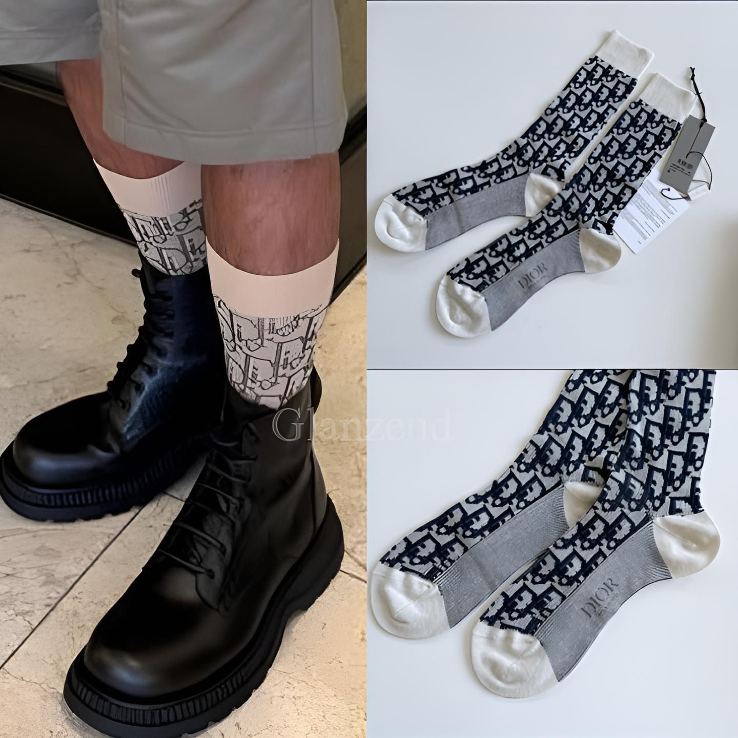 ブラウンカラーが登場♪【Dior】ディオール オブリーク ソックス (Dior