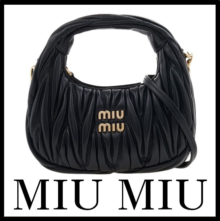 ☆関税込☆MIU MIU☆マトラッセ ワンダー ミニ ホーボー バッグ