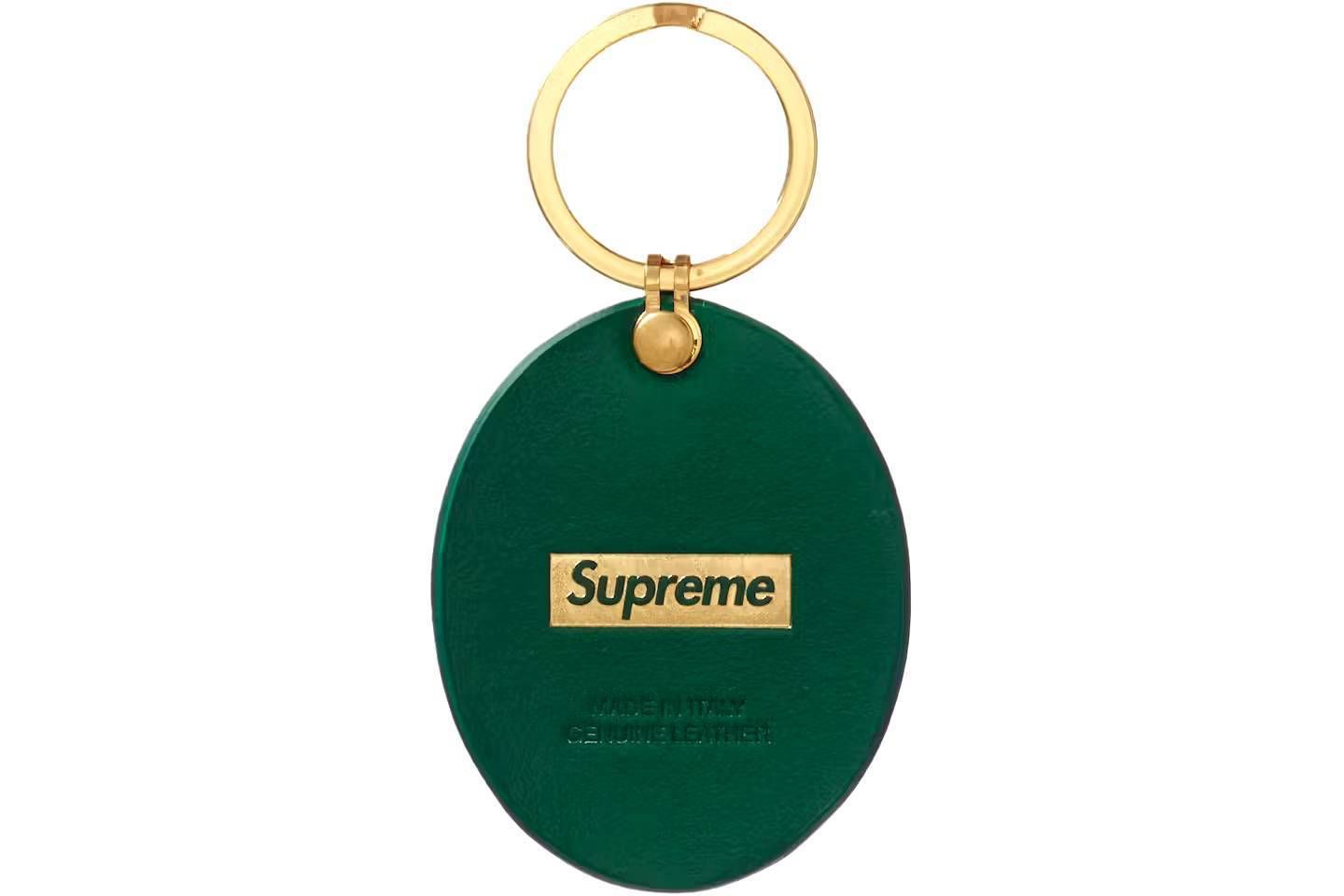 シュプリーム☆レザーキーホルダー☆Guadalupe Leather Keychain