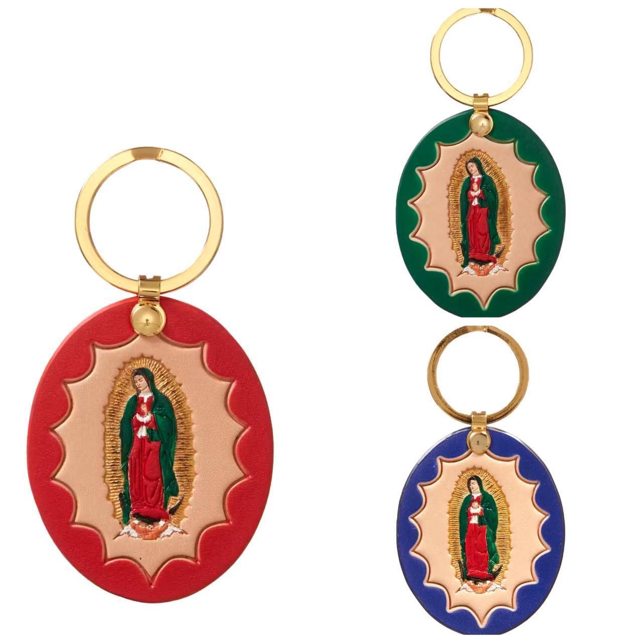 シュプリーム☆レザーキーホルダー☆Guadalupe Leather Keychain