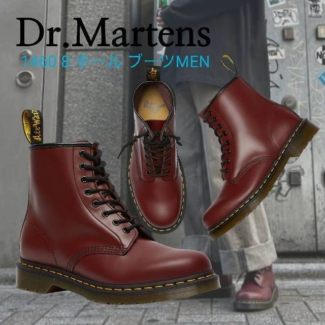 □Dr.Martens□1460 エイト ホールブーツ チェリーレッドMEN (Dr