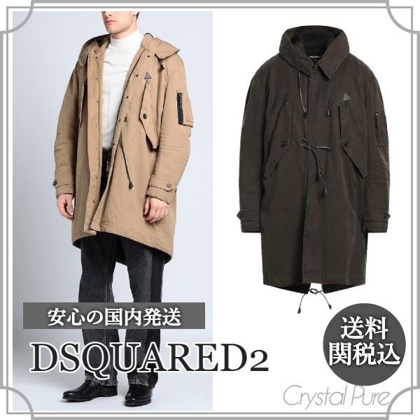 DSQUARED2】フード付き ロング ジャケット【送料関税込】 (D SQUARED2