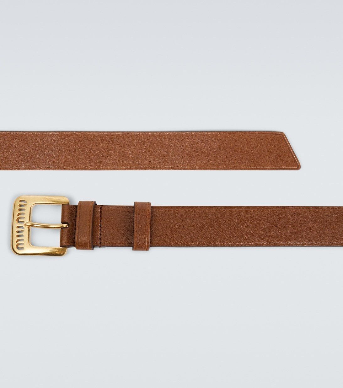 国内発】MIU MIU ミュウミュウ ナッパレザー ベルト (MiuMiu/ベルト