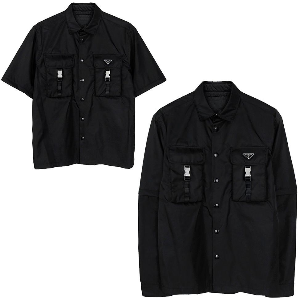 関税負担なし☆PRADA プラダ Re-Nylon シャツ ジャケット (PRADA