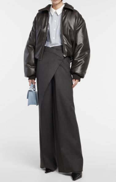 Acne Studios COATED ボンバージャケット ロゴ 関税送料無料 (Acne