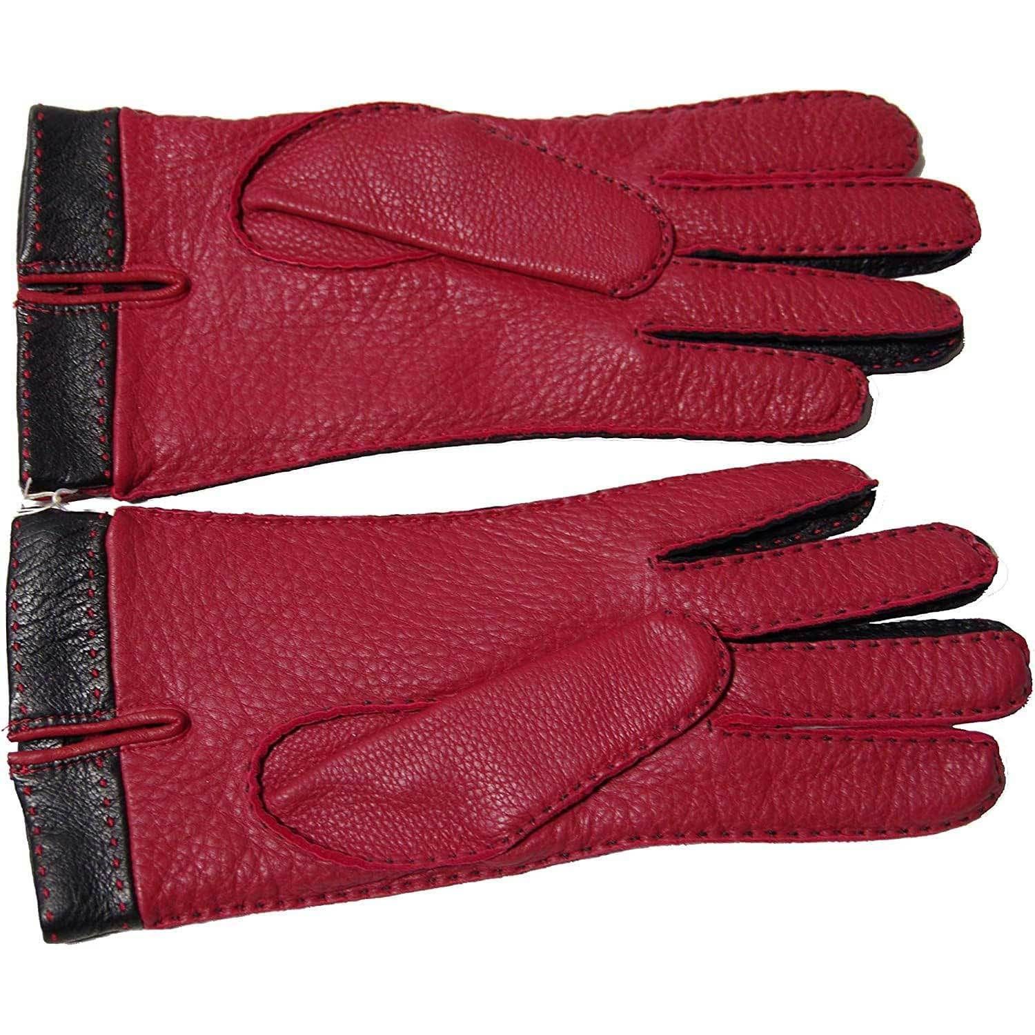 ヴィヴィアンウエストウッド メンズ ラムレザー 手袋 赤黒 新品