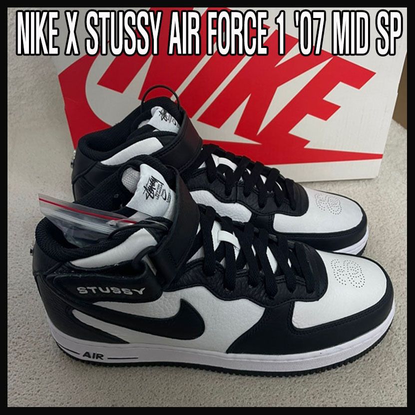 大人気 ☆NIKE X STUSSY☆ AIR FORCE 1 '07 MID SP (Nike/スニーカー