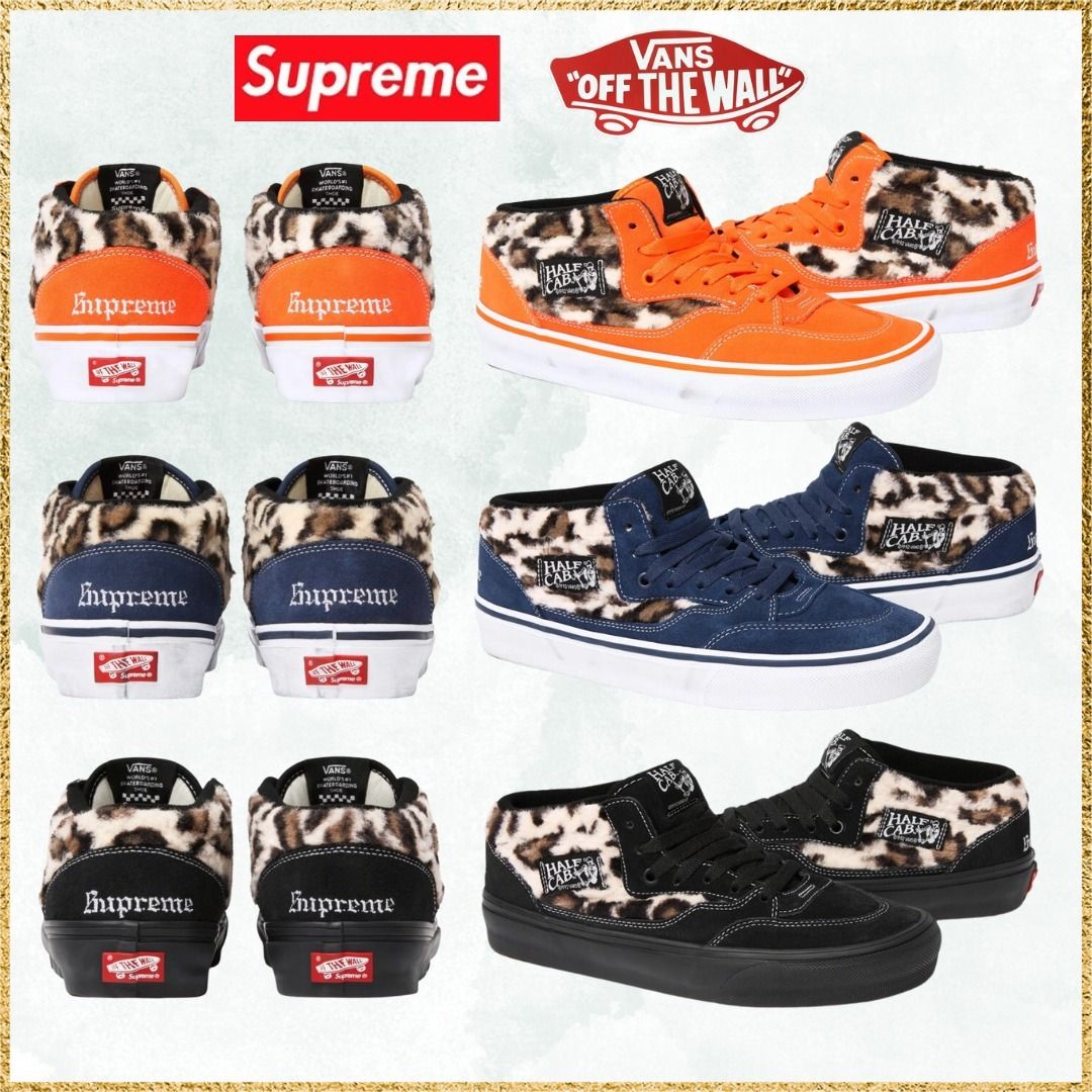 23FW】Supreme × Vans Leopard Half Cab シュプリーム (VANS