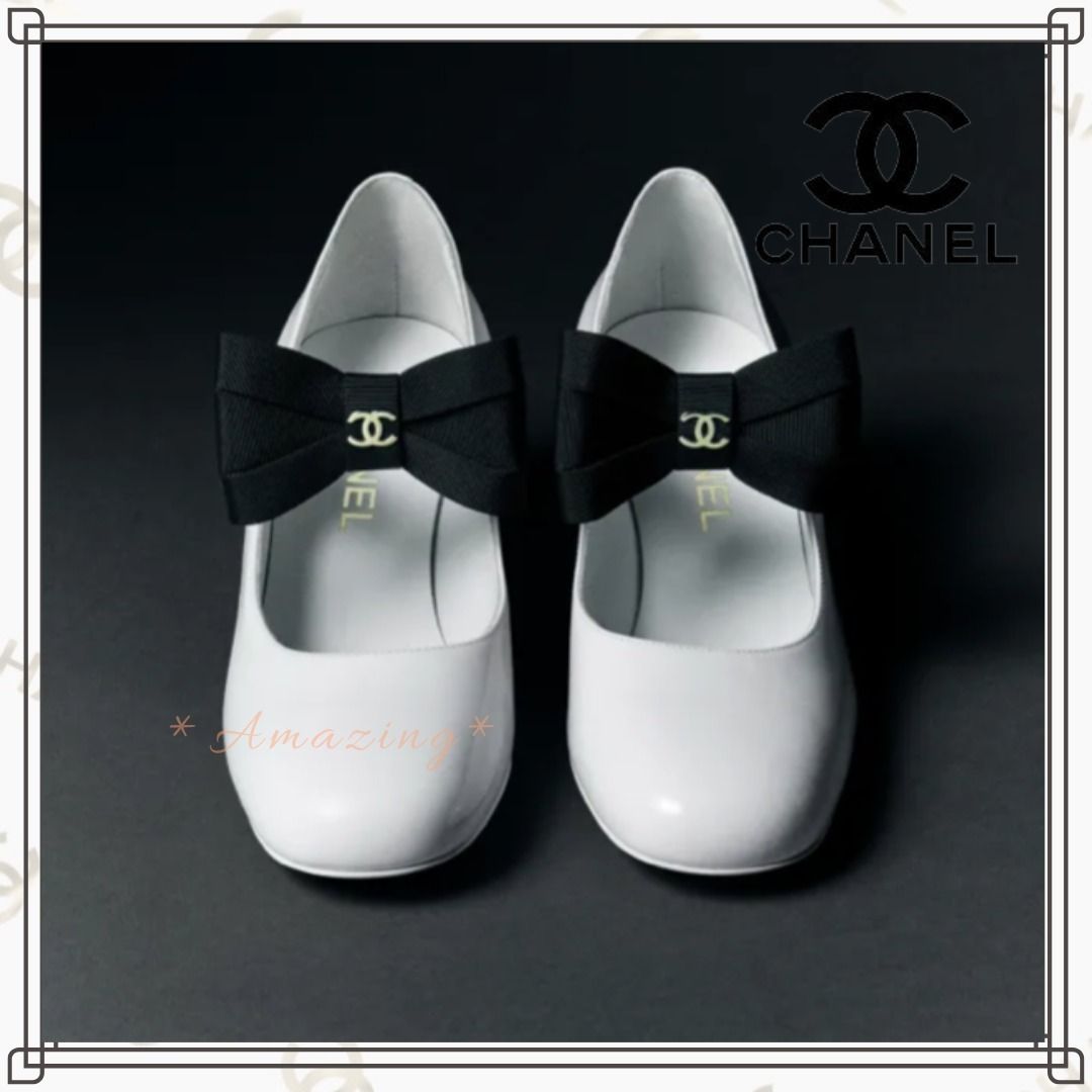 リボンが可愛い♪】CHANELシャネル メリージェーン パンプス (CHANEL